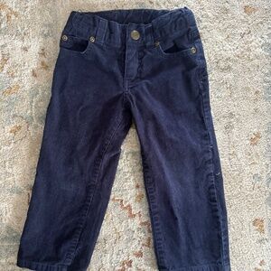 Janie & Jack Corduroy Navy Pants (size 2)